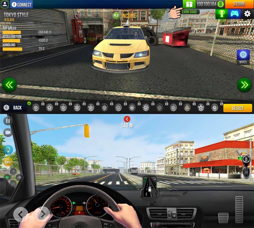 模拟驾驶游戏 出租车模拟器